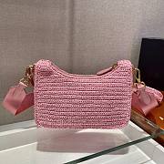 Prada Underarm Bag Pink 1BH204 Size 23 x 16 x 7 cm - 6