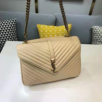 YSL Envelope Bag Beige Size 31 cm