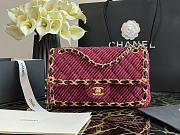 Chanel Flap Bag Red  - 4