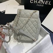 Chanel Backpack Light Gray AS1371 Size 21.5 x 24 x 12 cm - 5