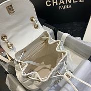 Chanel Backpack White AS1371 Size 21.5 x 24 x 12 cm - 3