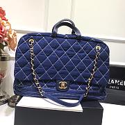 Chanel Boarding Bag Denim Size 43 x 14 x 30 cm - 1