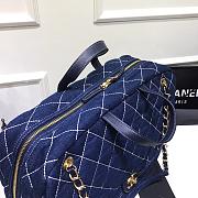 Chanel Boarding Bag Denim Size 43 x 14 x 30 cm - 5