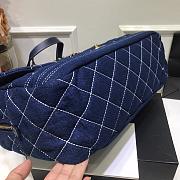 Chanel Boarding Bag Denim Size 43 x 14 x 30 cm - 3