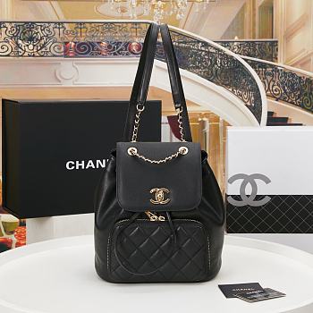 Chanel Black Ball Pattern 93748 Size 24 x 21 x 16 cm