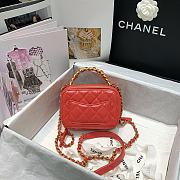 Chanel Cosmetic Bag Pink AS2178 Size 14.5 x 10 x 7.5 cm - 3