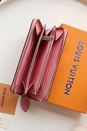 Louis Vuitton Long Zippy Wallet Pink M58429 Size 19 x 10 cm - 3