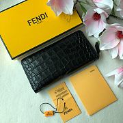 Fendi Zipper Wallet 6655 Size 19 x 10 cm - 5