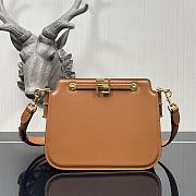 Fendi Touch Organ Bag Brown 7349 Size 26.5 x 10 x 19 cm - 1