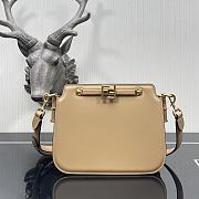 Fendi Touch Organ Bag Beige 7349 Size 26.5 x 10 x 19 cm - 1