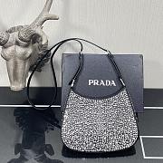 Prada Cleo Handbags Black 1BC169 Size 18.5 x 4.5 x 22 cm - 2