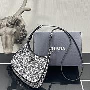 Prada Cleo Handbags Black 1BC169 Size 18.5 x 4.5 x 22 cm - 6