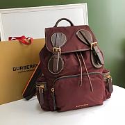 Burberry Rucksack Military Backpack Red 28 x 15 x 42 cm - 6