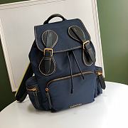 Burberry Rucksack Military Backpack Blue 28 x 15 x 42 cm - 3