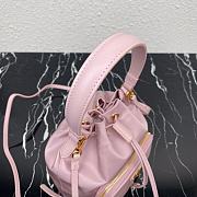 Prada Bucket Bag Light Pink 1N1864 Size 23 × 18 × 12 cm - 4