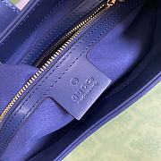 Gucci Jackie 1961 Small Shoulder Bag Blue 636709 Size 28 x 19 x 4.5 cm - 6