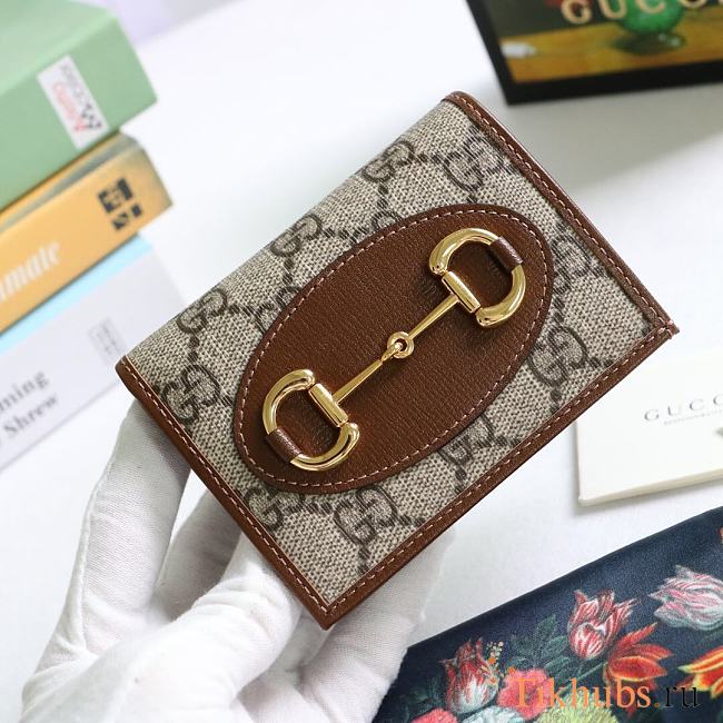 Gucci Wallet Brown 621887 Size 11 x 8.5 x 3 cm - 1