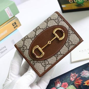 Gucci Wallet Brown 621887 Size 11 x 8.5 x 3 cm