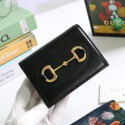 Gucci Wallet Full Black 621887 Size 11 x 8.5 x 3 cm - 1