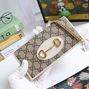 Gucci Horsebit 1955 Wallet With Chain Mini Bag 621892 Size 19 x 10 x 4 cm - 2