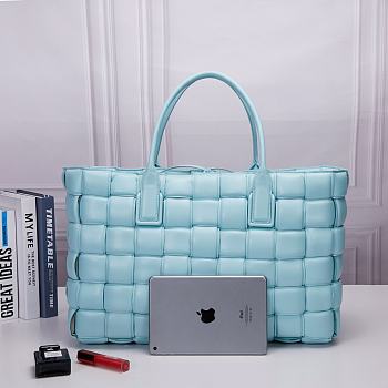 Bottega Veneta Large Tote Bag Light Blue Size 50 x 42 x 18 cm