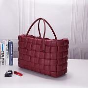 Bottega Veneta Large Tote Bag Burgundy Size 50 x 42 x 18 cm - 3