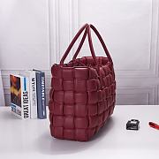 Bottega Veneta Large Tote Bag Burgundy Size 50 x 42 x 18 cm - 4