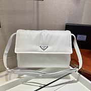 Prada Messenger Bag Small White 1BD255 Size 30 x 21.5 x 12 cm - 1