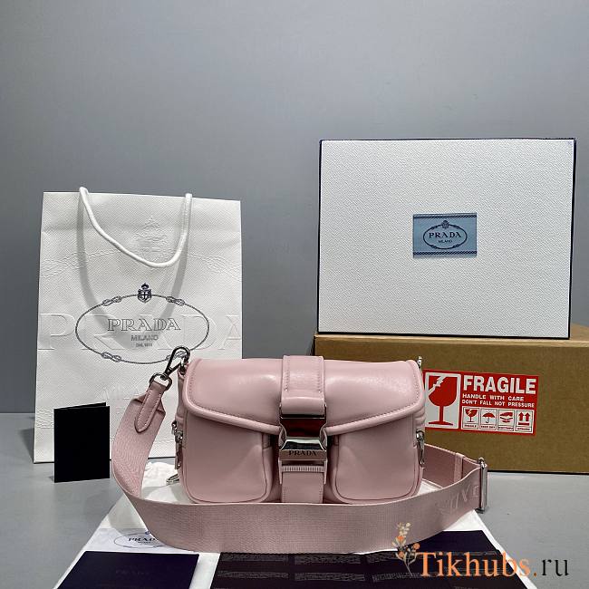 Prada Crossbody Bag Pink 6207 Size 22 x 7.5 x 14 cm - 1