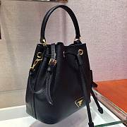 Prada Bucket Bag Black 1BZ032 Size 22 x 22 x 14 cm - 2