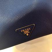 Prada Bucket Bag Blue 1BZ032 Size 22 x 22 x 14 cm - 3