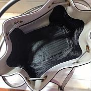 Prada Bucket Bag White 1BZ032 Size 22 x 22 x 14 cm - 4