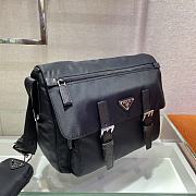 Prada Messenger Bag Black 1BD671 Size 30 x 25 x 12 cm - 3