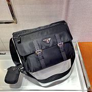 Prada Messenger Bag Black 1BD671 Size 30 x 25 x 12 cm - 2