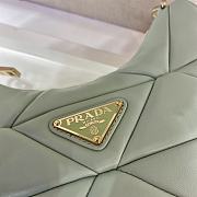 Prada Three-In-One Female Bag Green 1BC151 Size 24 x 17 x 7 cm - 4