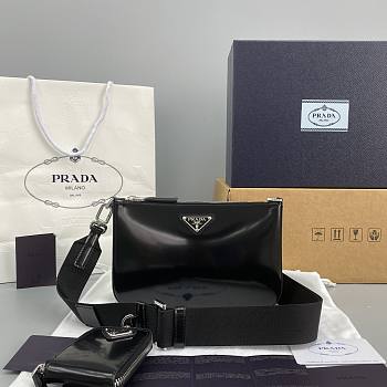 Prada Black 6763 Size 22 x 14 x 2.5 cm