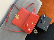 YSL Kate Smooth Leather Red 3729 Size 26 x 13.5 x 4.5 cm - 6