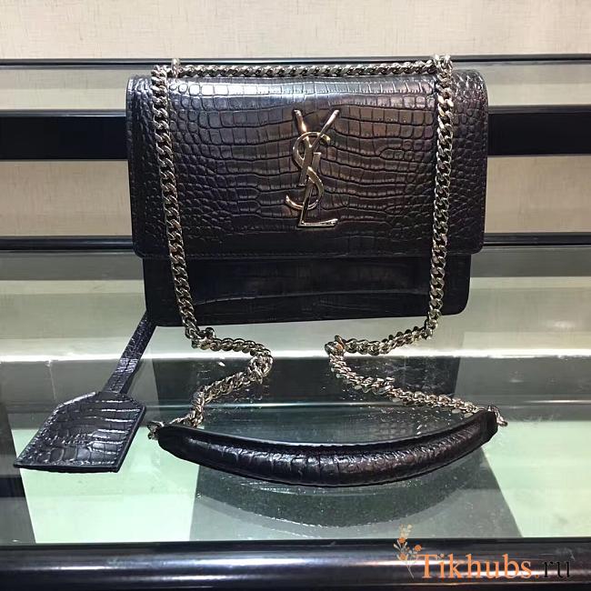 YSL Saint Laurent Flap Bag Size 22 x 16 x 8 cm - 1