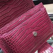 YSL Saint Laurent Flap Bag Red Wine Size 22 x 16 x 8 cm - 2