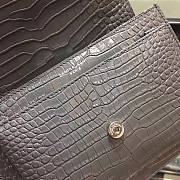 YSL Saint Laurent Flap Bag Dark Gray Size 22 x 16 x 8 cm - 4