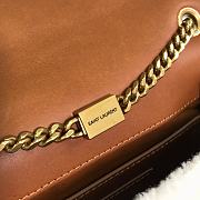 YSL Lambswool Envelope Bag Size 20 x 12.5 x 5 cm - 6