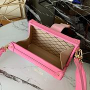 Louis Vuitton Original Petite Malle Pink M40273 Size 19 x 11.5 x 5 cm - 5