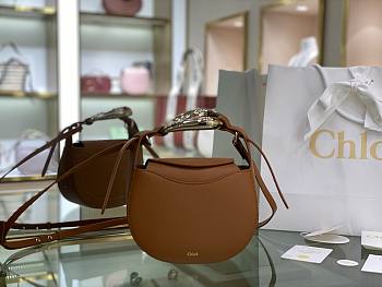 Chloe Handbag Brown s1350 Size 20 x 26 x 8 cm 