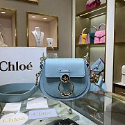 Chloe Tess Handbag Blue S1153 Size 20 x 18.5 x 7 cm - 1