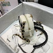 Chanel Panda Color Matching Round Cake Chain Bag 81063 Size 12 cm - 5