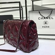 Chanel CF Flip Bag Red Wine Size 35 x 22 x 12 cm - 5