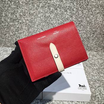 Celine Color-Blocking Wallet 02 CL0146 Size 14 x 11 x 2 cm