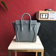 Celine Nano Luggage Gray 168243 Size 20 x 20 x 10 cm - 4