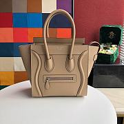 Celine Micro Luggage Apricot 167793 Size 27 x 27 x 15 cm - 1