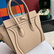 Celine Micro Luggage Apricot 167793 Size 27 x 27 x 15 cm - 5